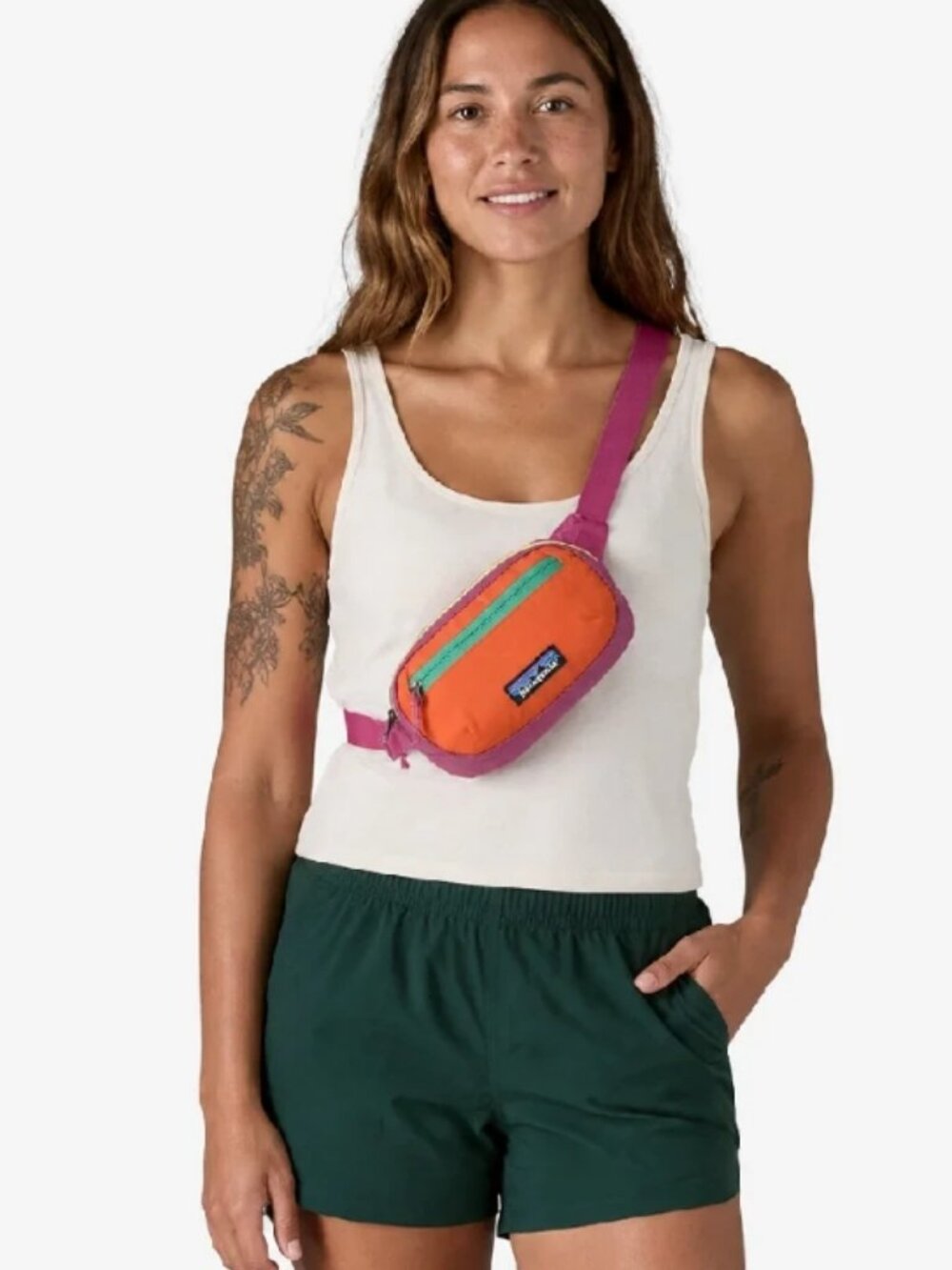 Patagonia Terravia Mini Hip Pack FADED MAGENTA COLOR NWT
